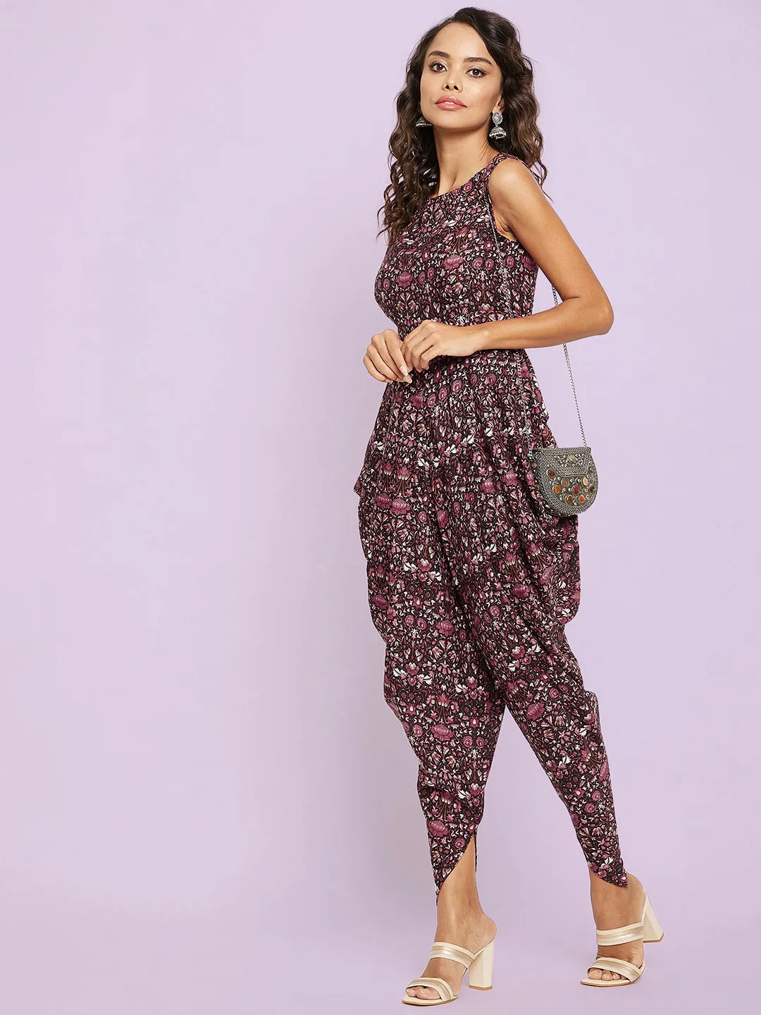 Elasticated Ethnic Dhoti Jumpsuit