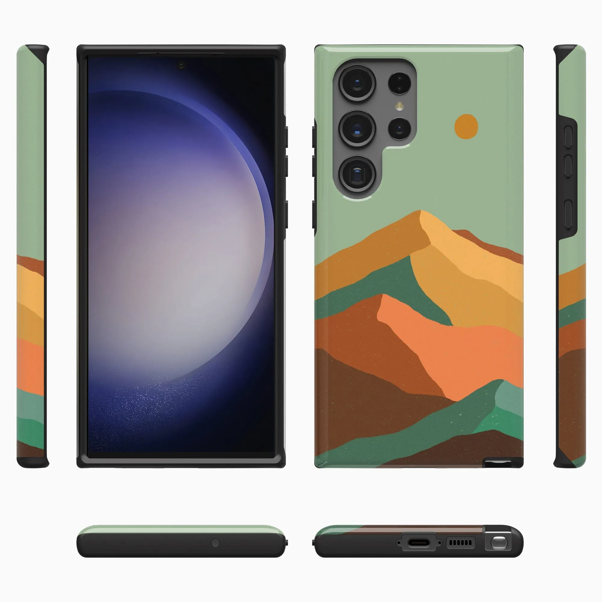 Endless Peaks | Colorblock Mountain Samsung Case