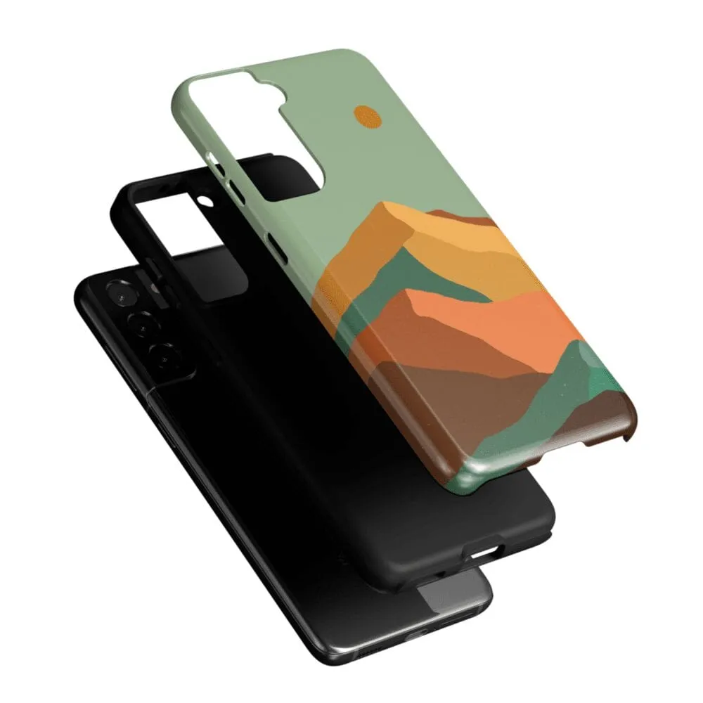 Endless Peaks | Colorblock Mountain Samsung Case