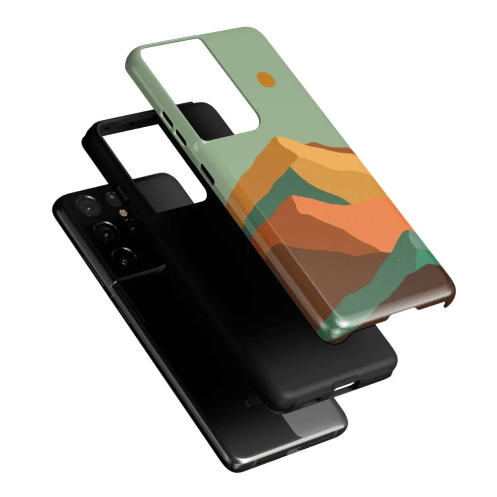 Endless Peaks | Colorblock Mountain Samsung Case