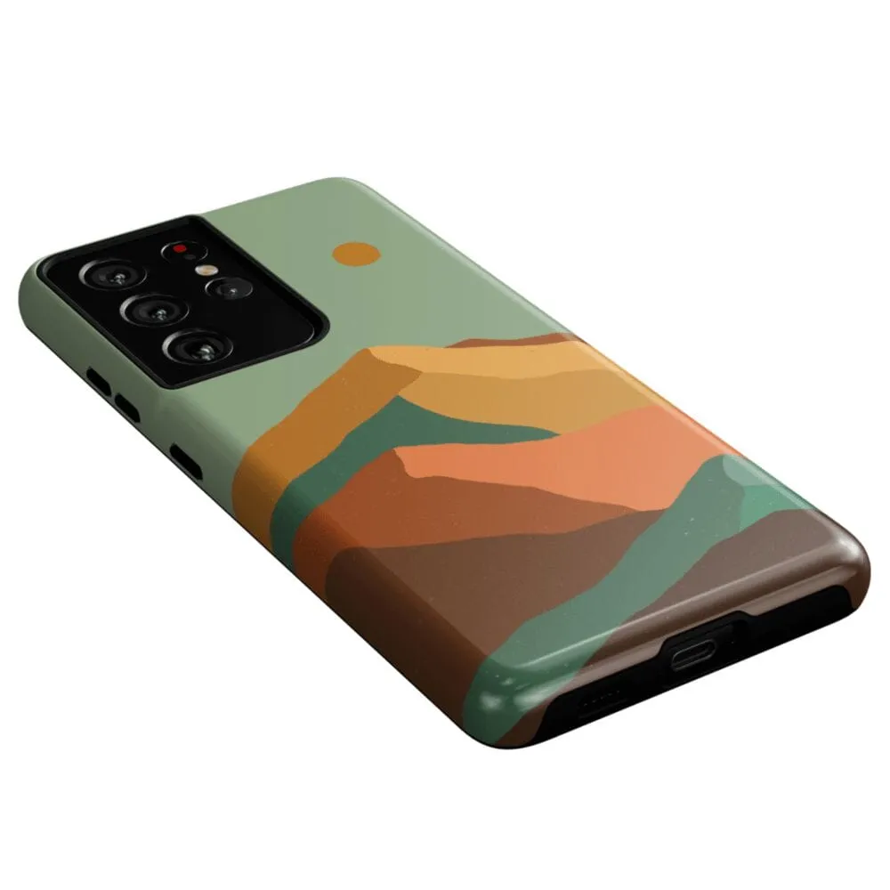 Endless Peaks | Colorblock Mountain Samsung Case