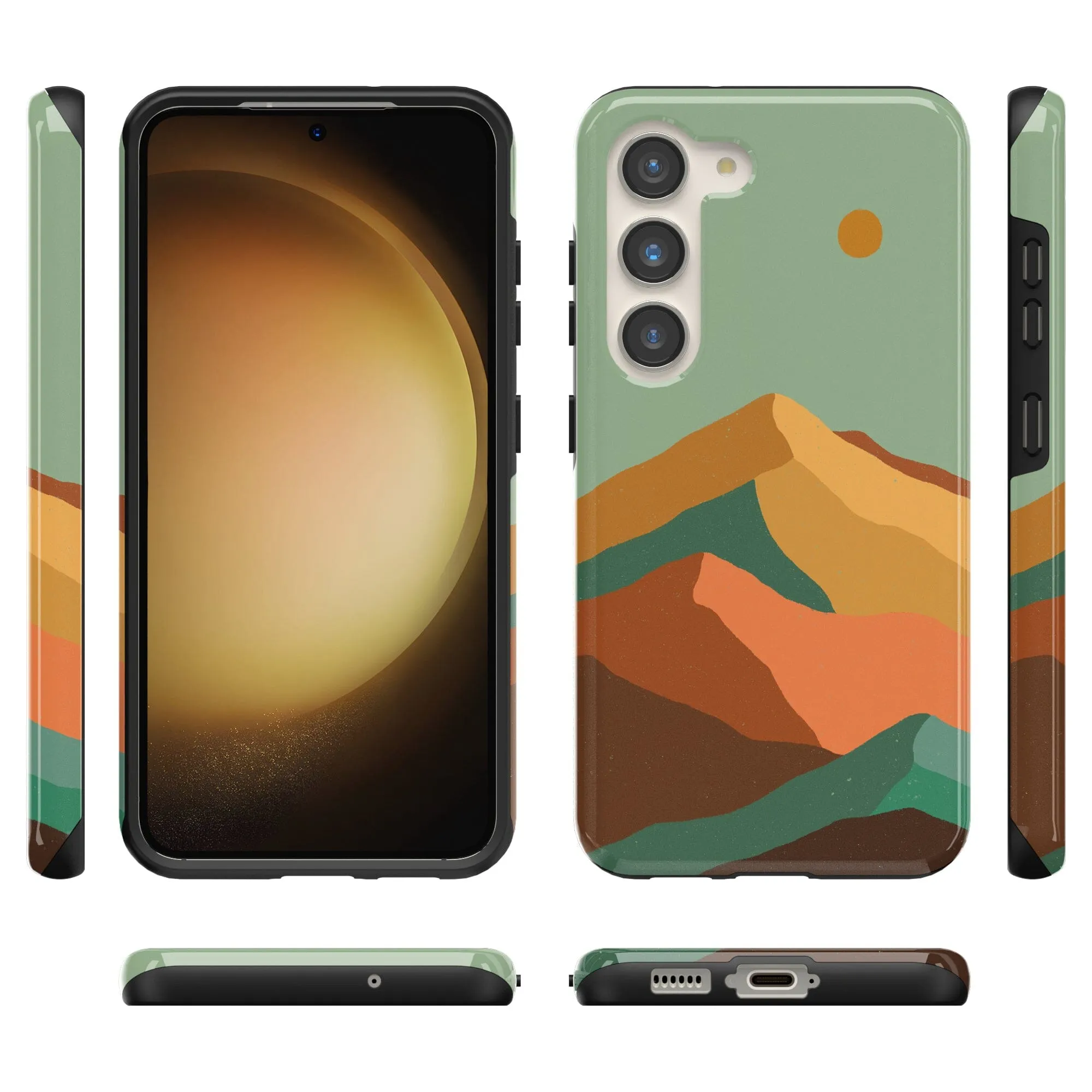 Endless Peaks | Colorblock Mountain Samsung Case