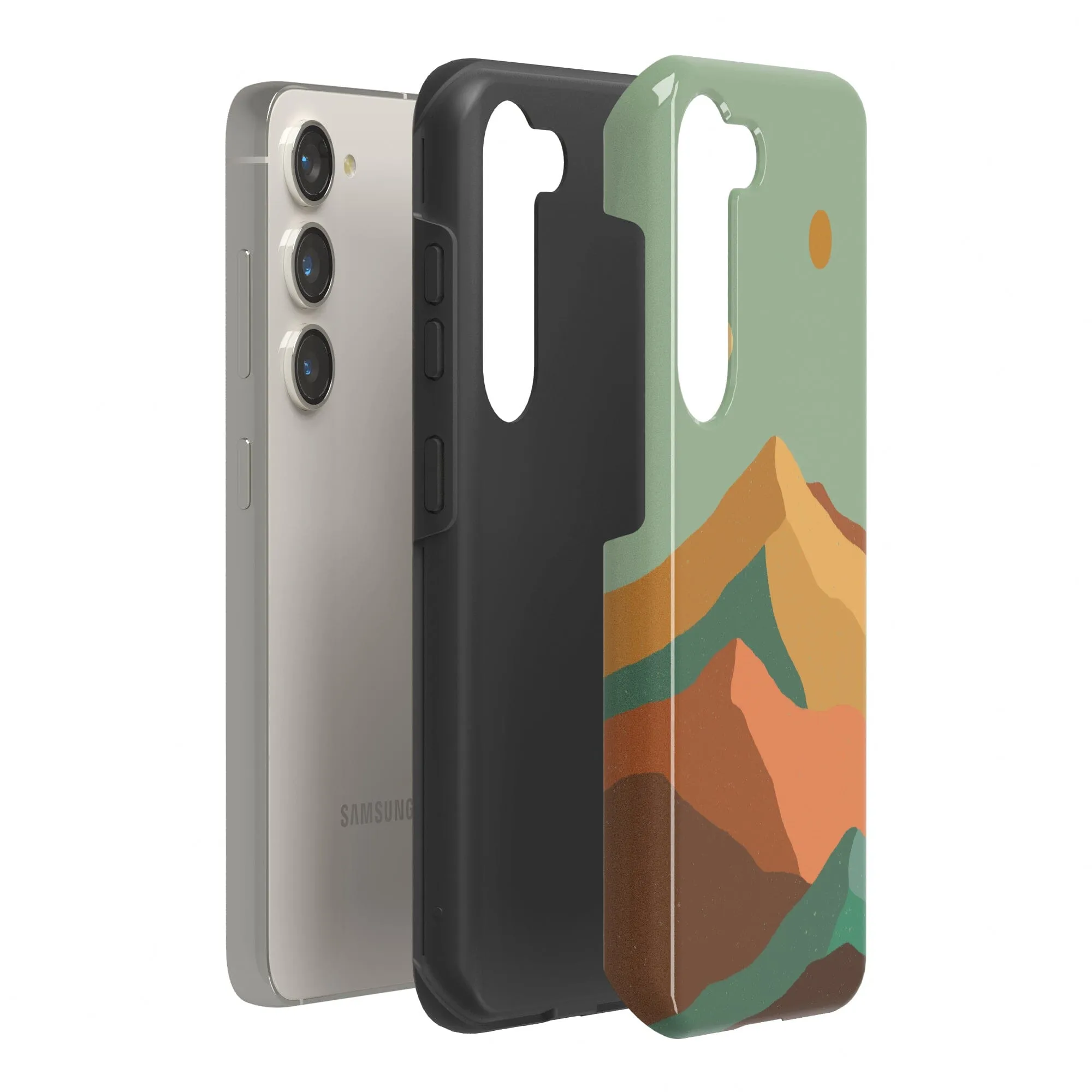 Endless Peaks | Colorblock Mountain Samsung Case