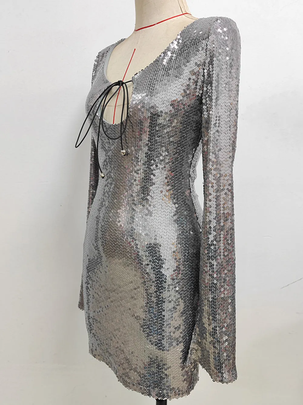 ETALE Sequins Mini Dress