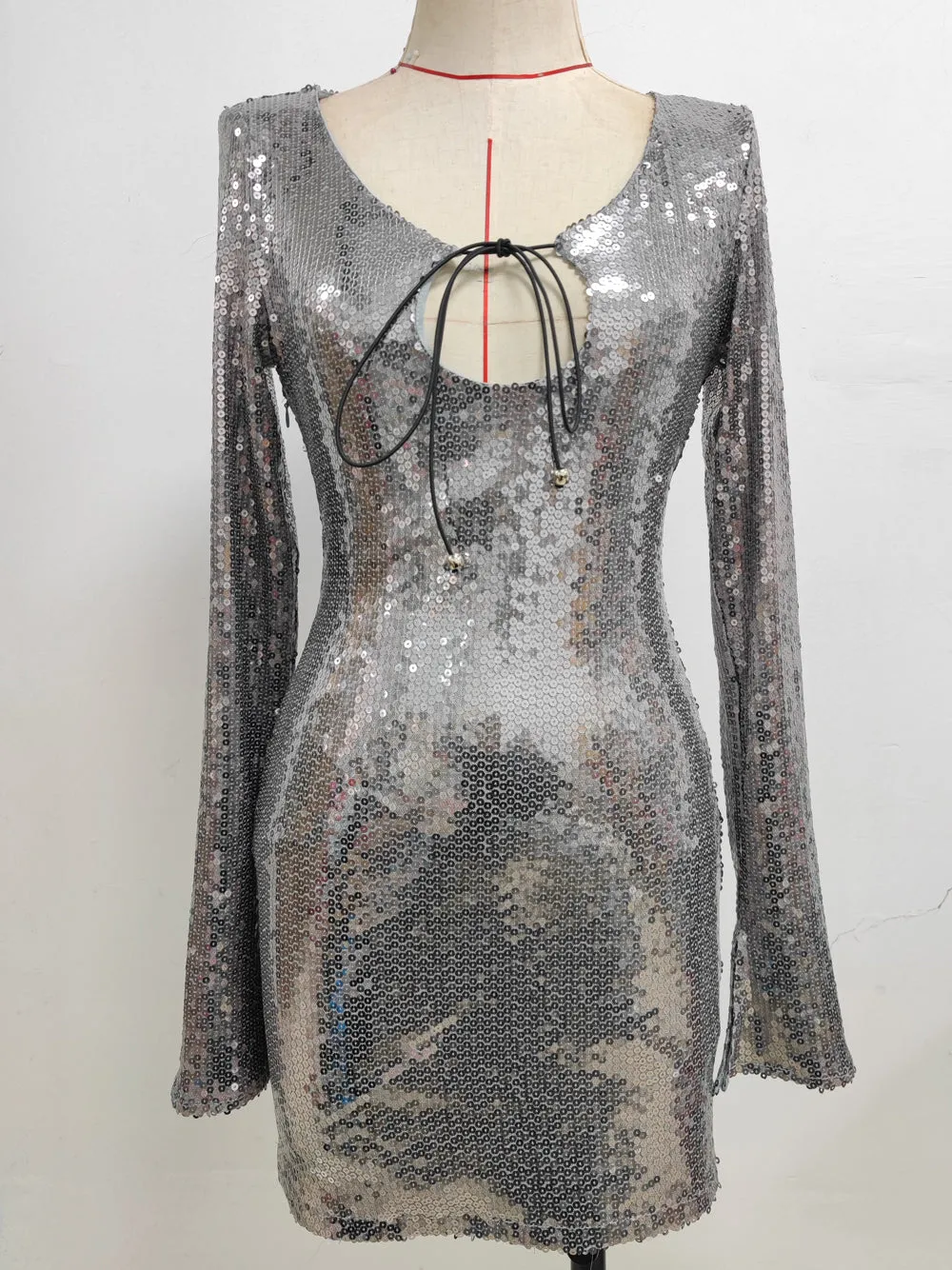 ETALE Sequins Mini Dress