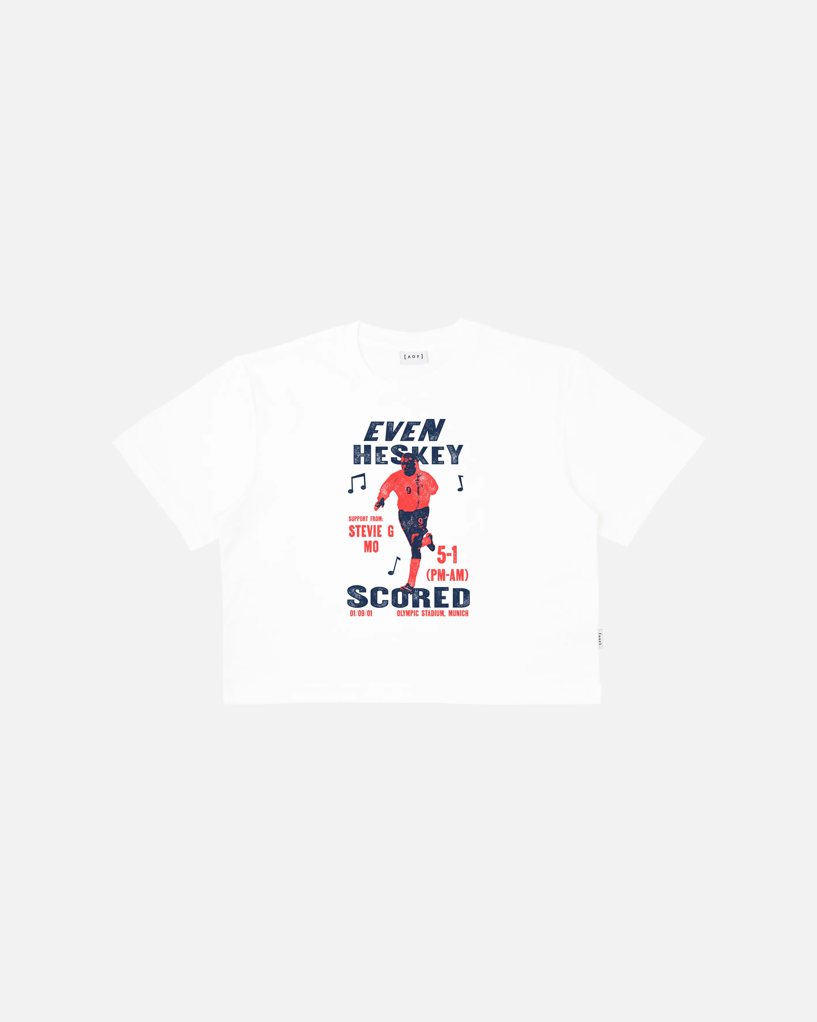 Even Heskey Scored Crop Fit Tee