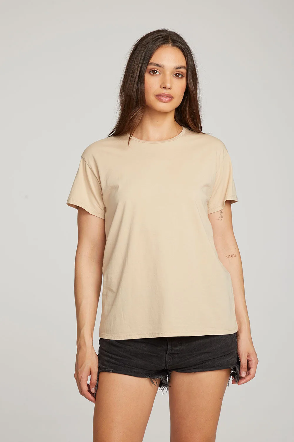 Everyday Essential Cappuccino Crew Neck Tee