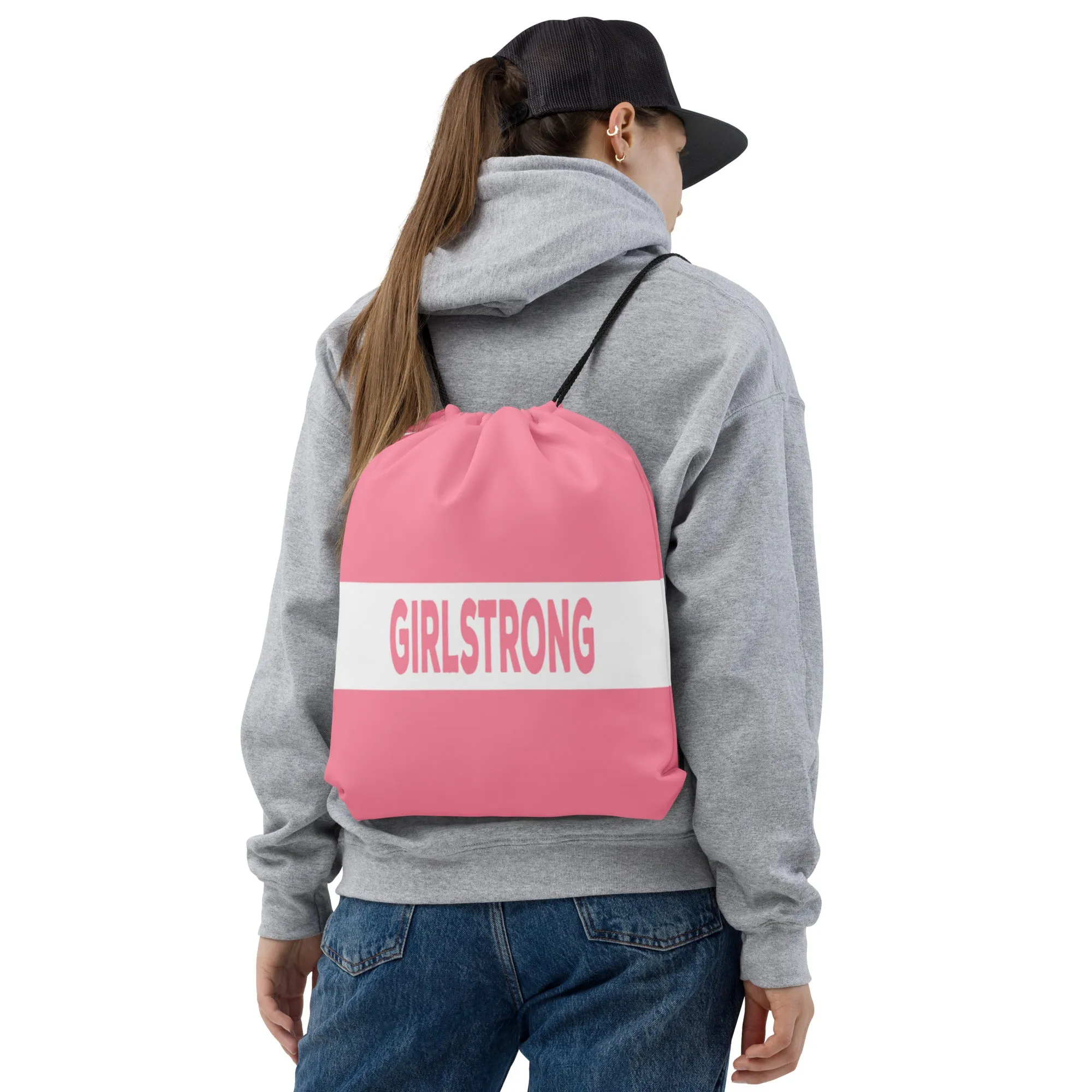 EVERYDAY ESSENTIALS, THE PERFECT GYM SACK, FLAMINGO PINK