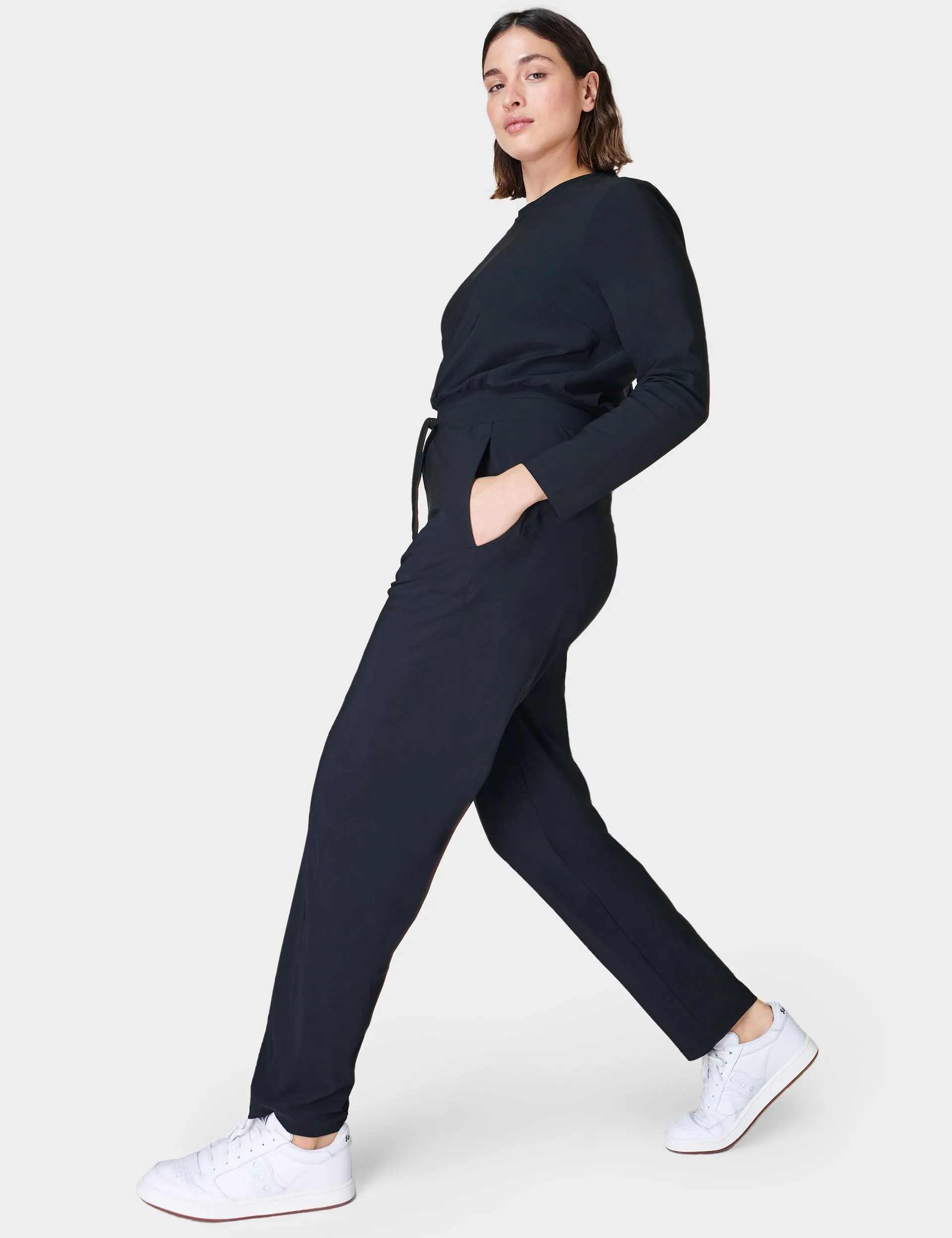 Explorer Long Sleeve Jumpsuit - Black