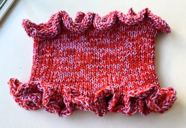 Frilly cowl