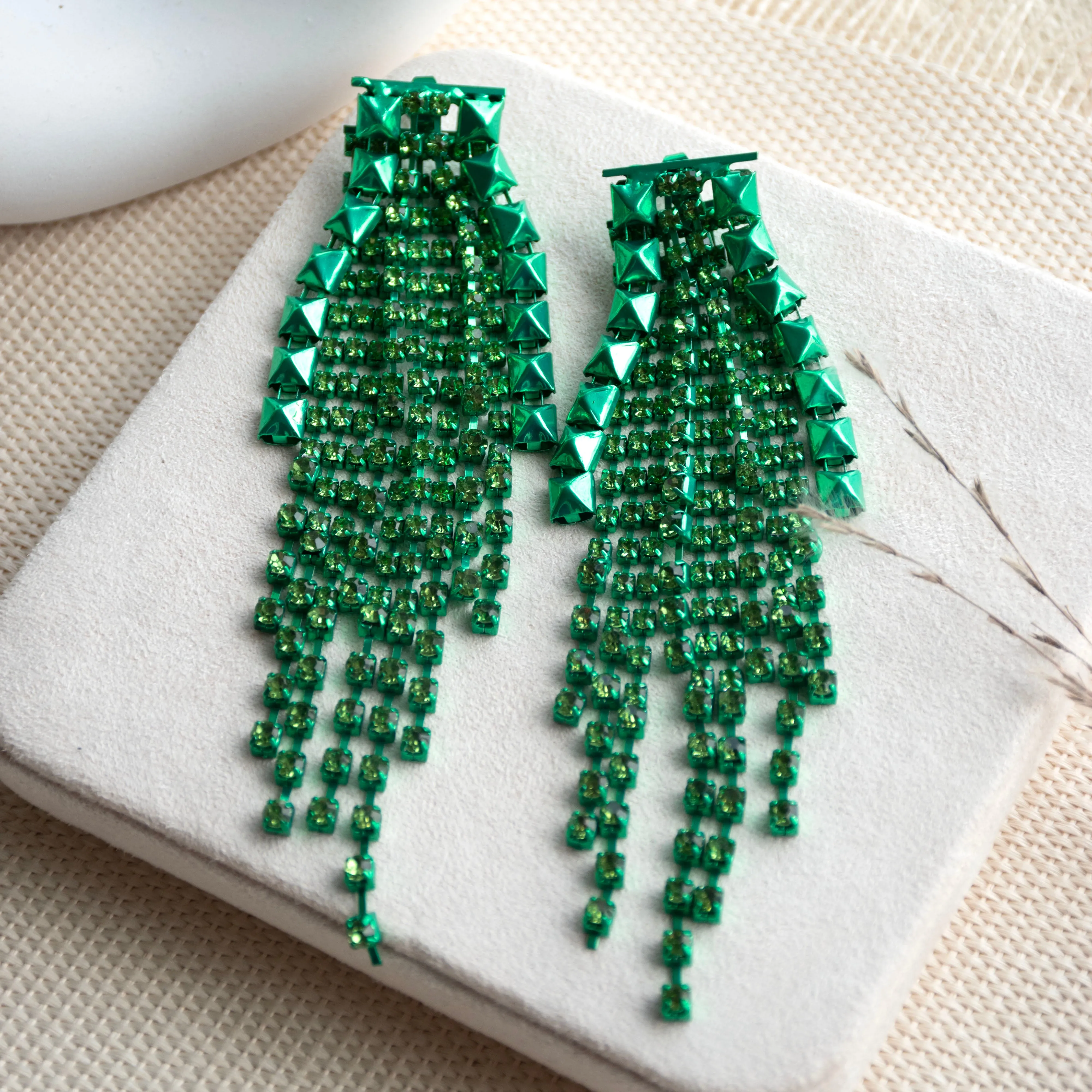 Funky Fusion Fringe Statement Earrings