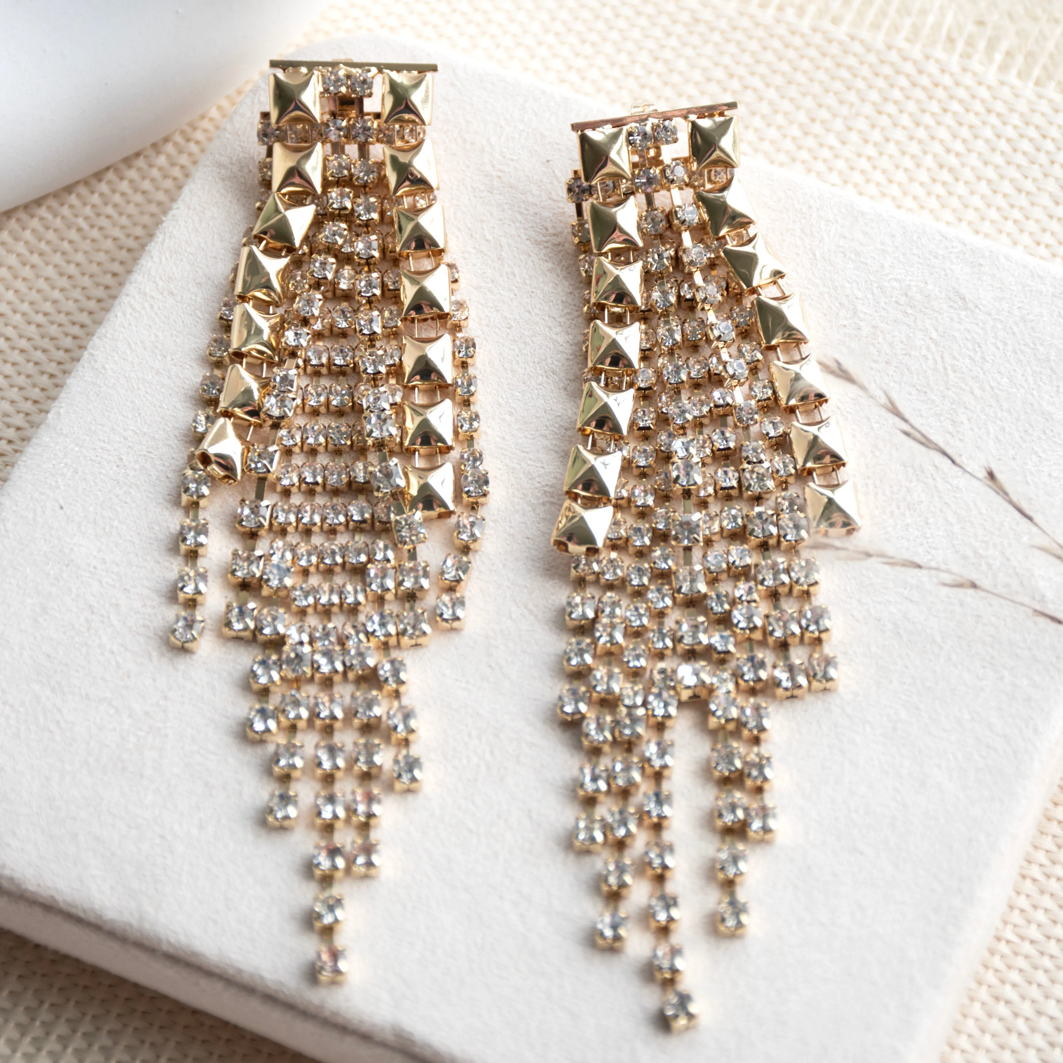 Funky Fusion Fringe Statement Earrings