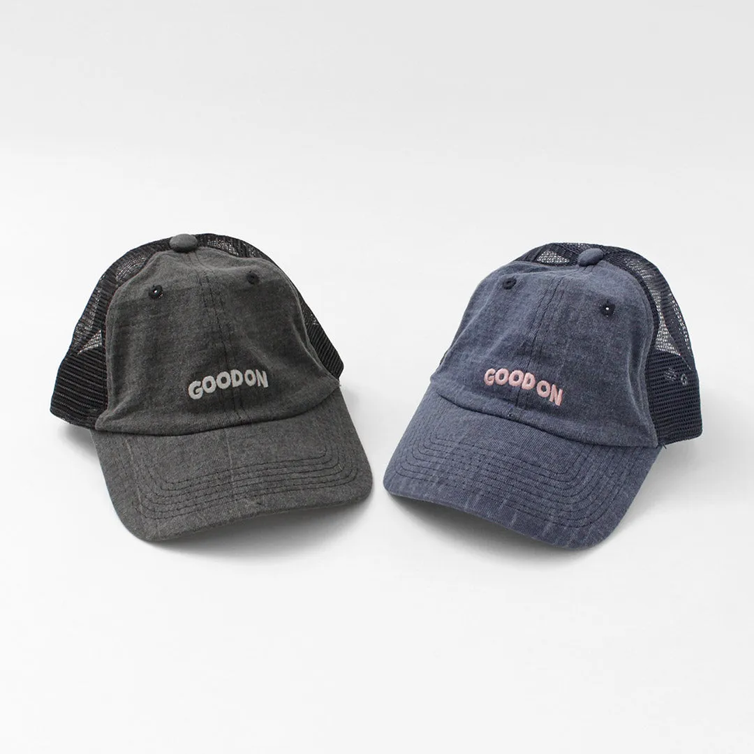 GOOD ON / TEE mesh cap GOOD ON embroidery