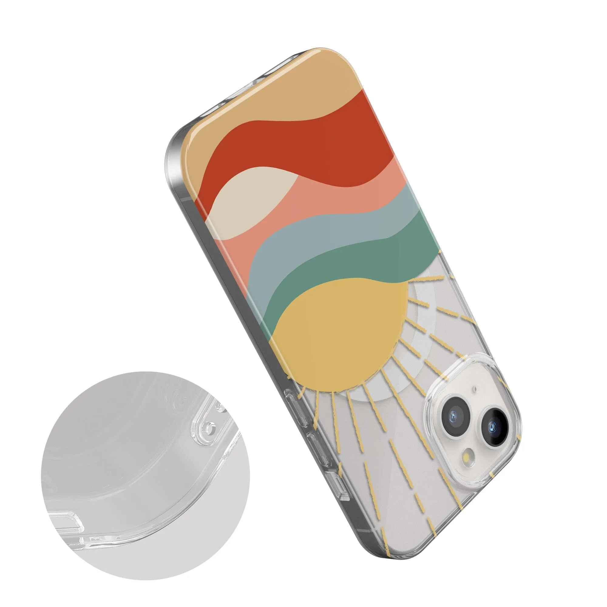 Here Comes the Sun | Colorblock Sunset Case