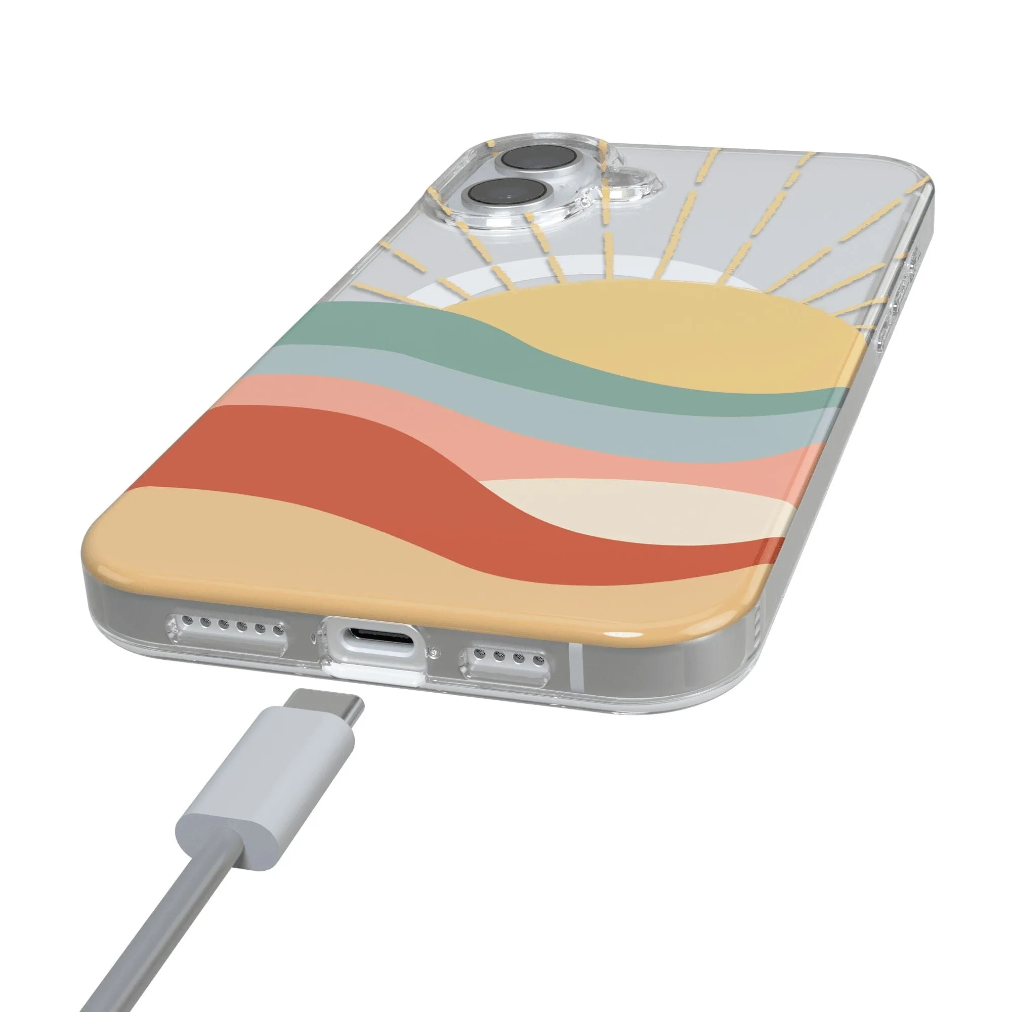 Here Comes the Sun | Colorblock Sunset Case