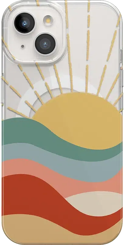 Here Comes the Sun | Colorblock Sunset Case