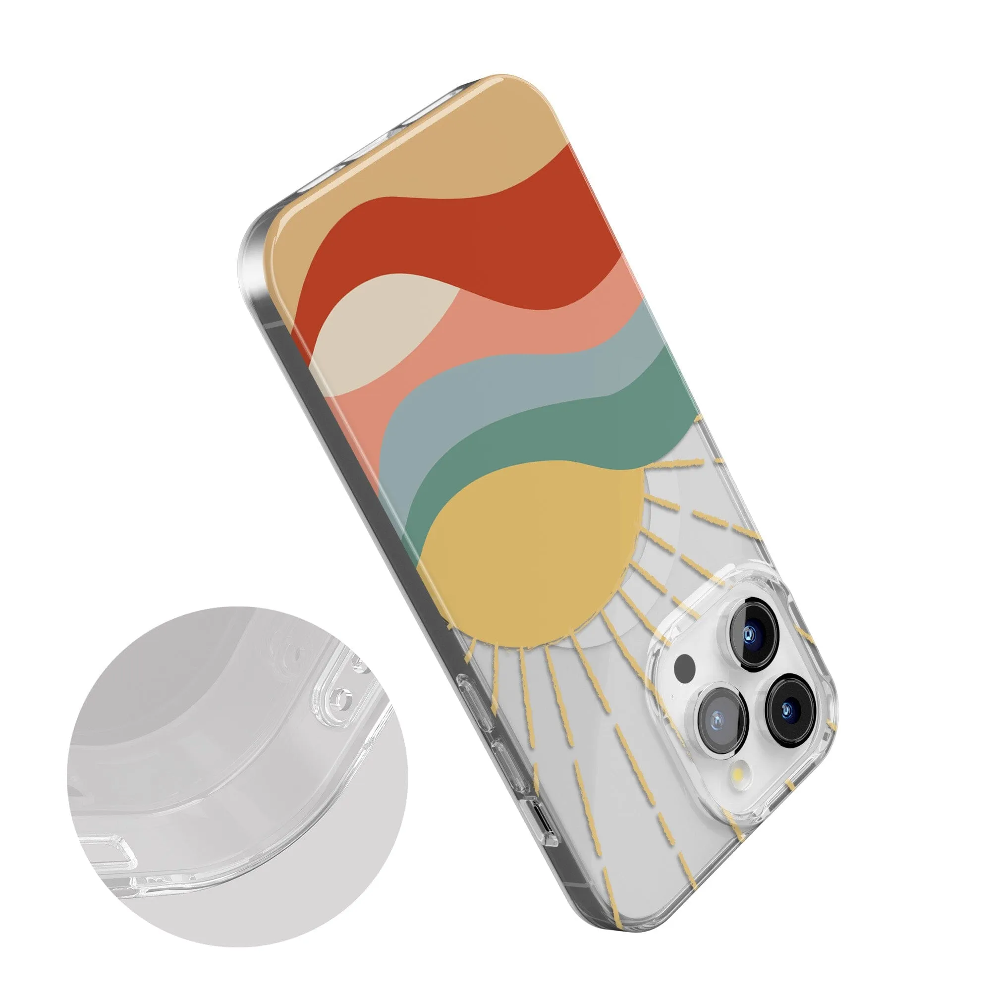 Here Comes the Sun | Colorblock Sunset Case