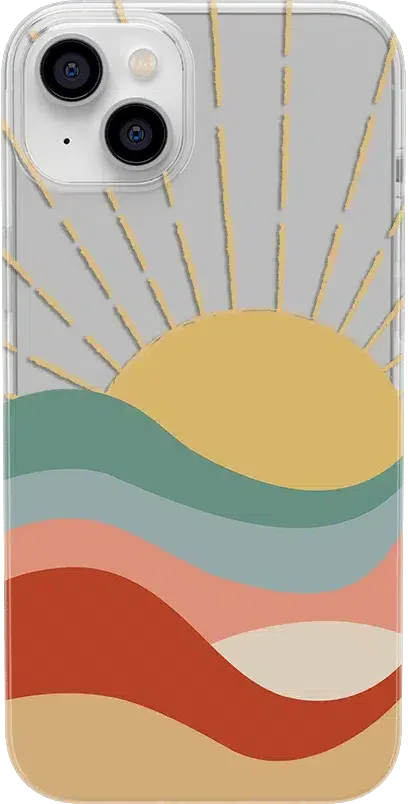 Here Comes the Sun | Colorblock Sunset Case