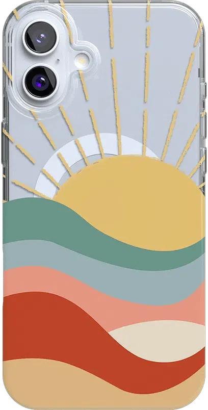 Here Comes the Sun | Colorblock Sunset Case