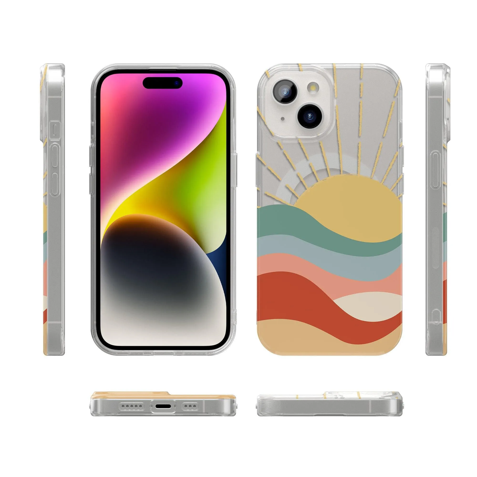 Here Comes the Sun | Colorblock Sunset Case