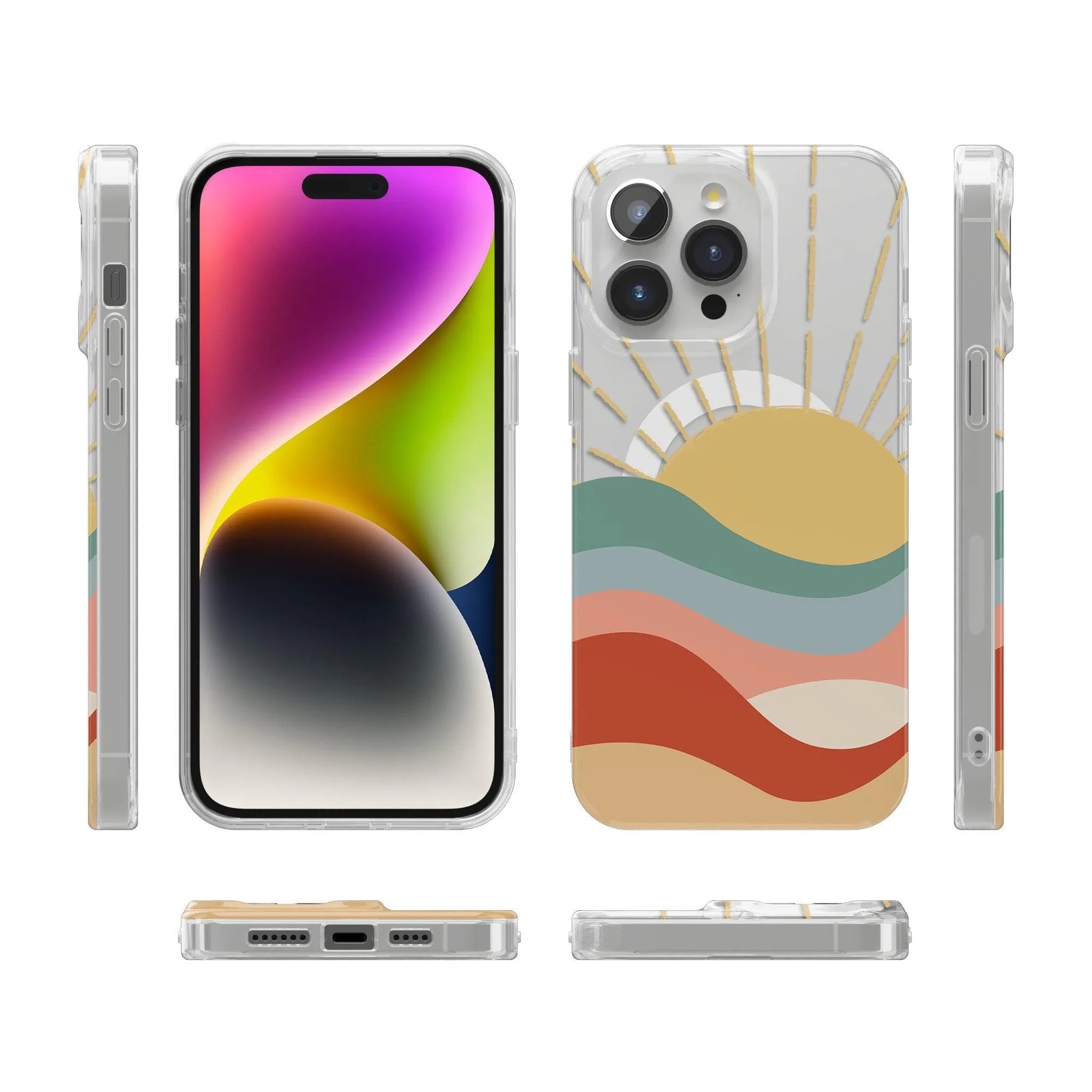 Here Comes the Sun | Colorblock Sunset Case