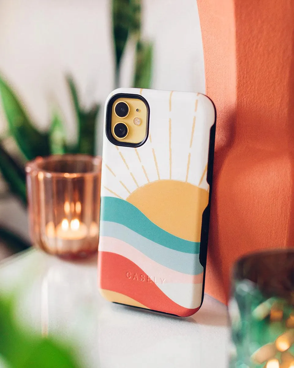 Here Comes the Sun | Colorblock Sunset Case