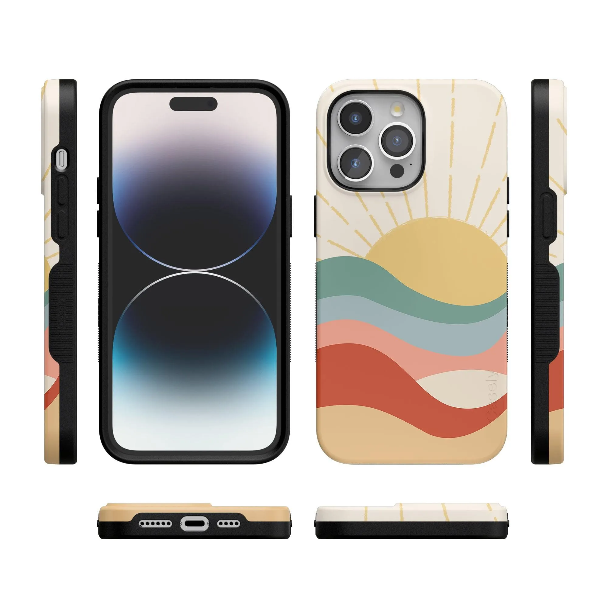 Here Comes the Sun | Colorblock Sunset Case