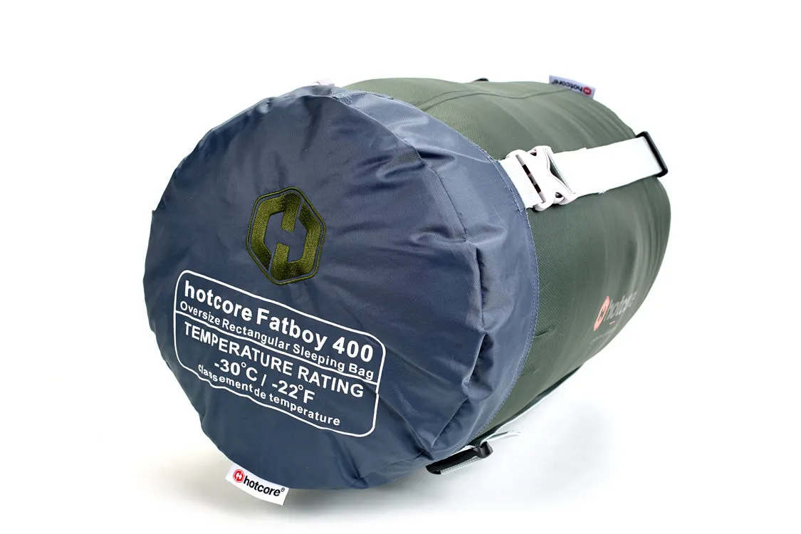 Hotcore Fatboy 400 Oversize -30°C (-22°F) Rectangle Sleeping Bag