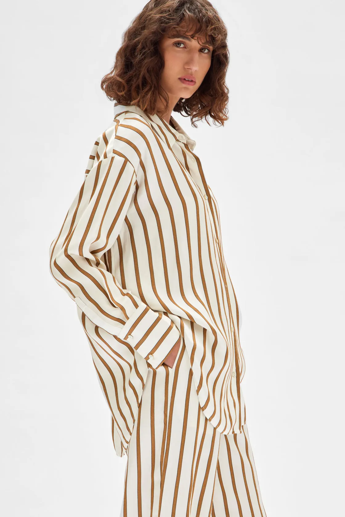 Italian Jacquard Stripe Shirt