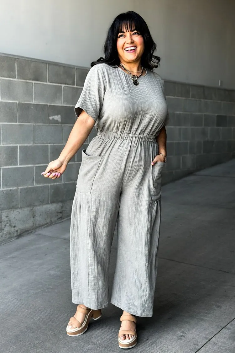 Jenna Jumpsuit - Sage