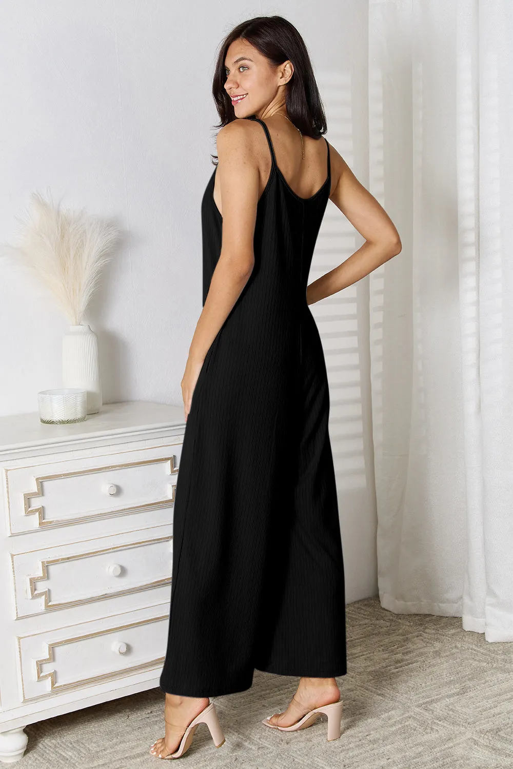 Just BE. Alexa V-Neck Jumpsuit