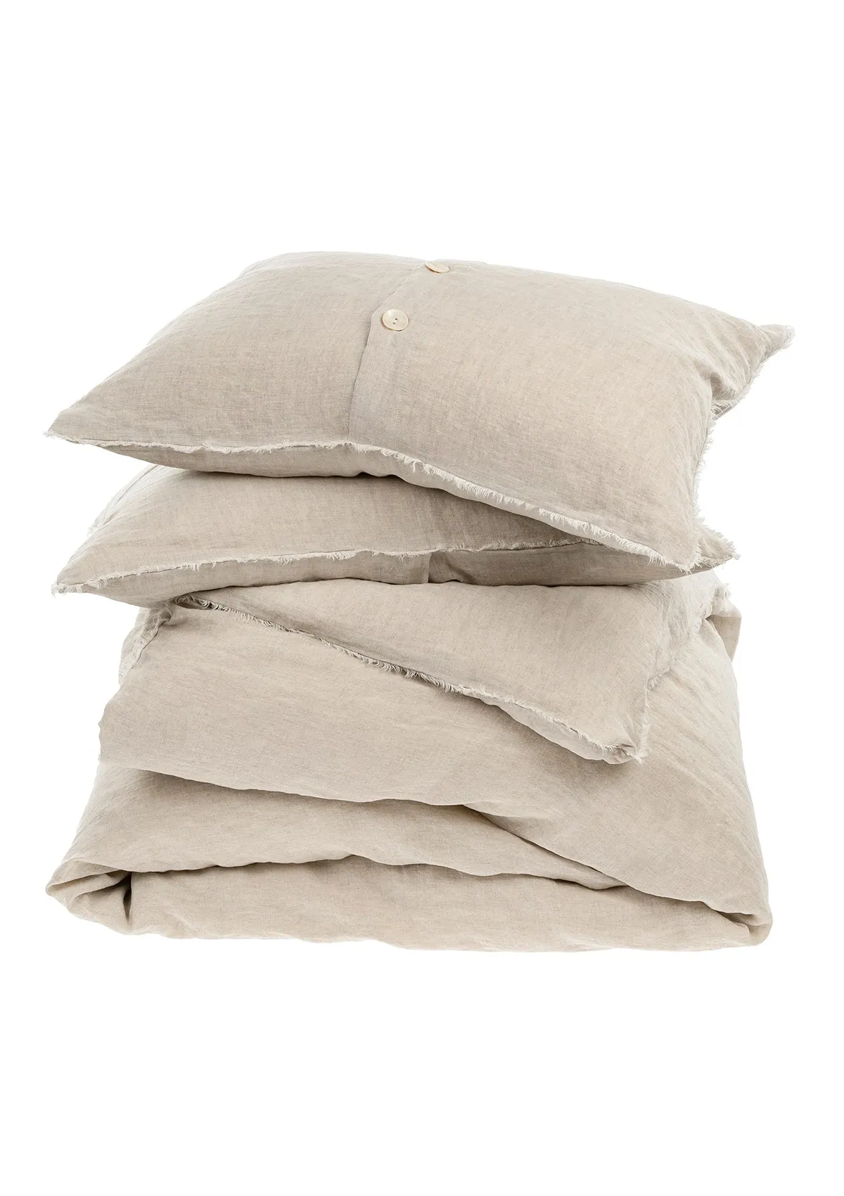 King Linen Duvet Set - Chambray