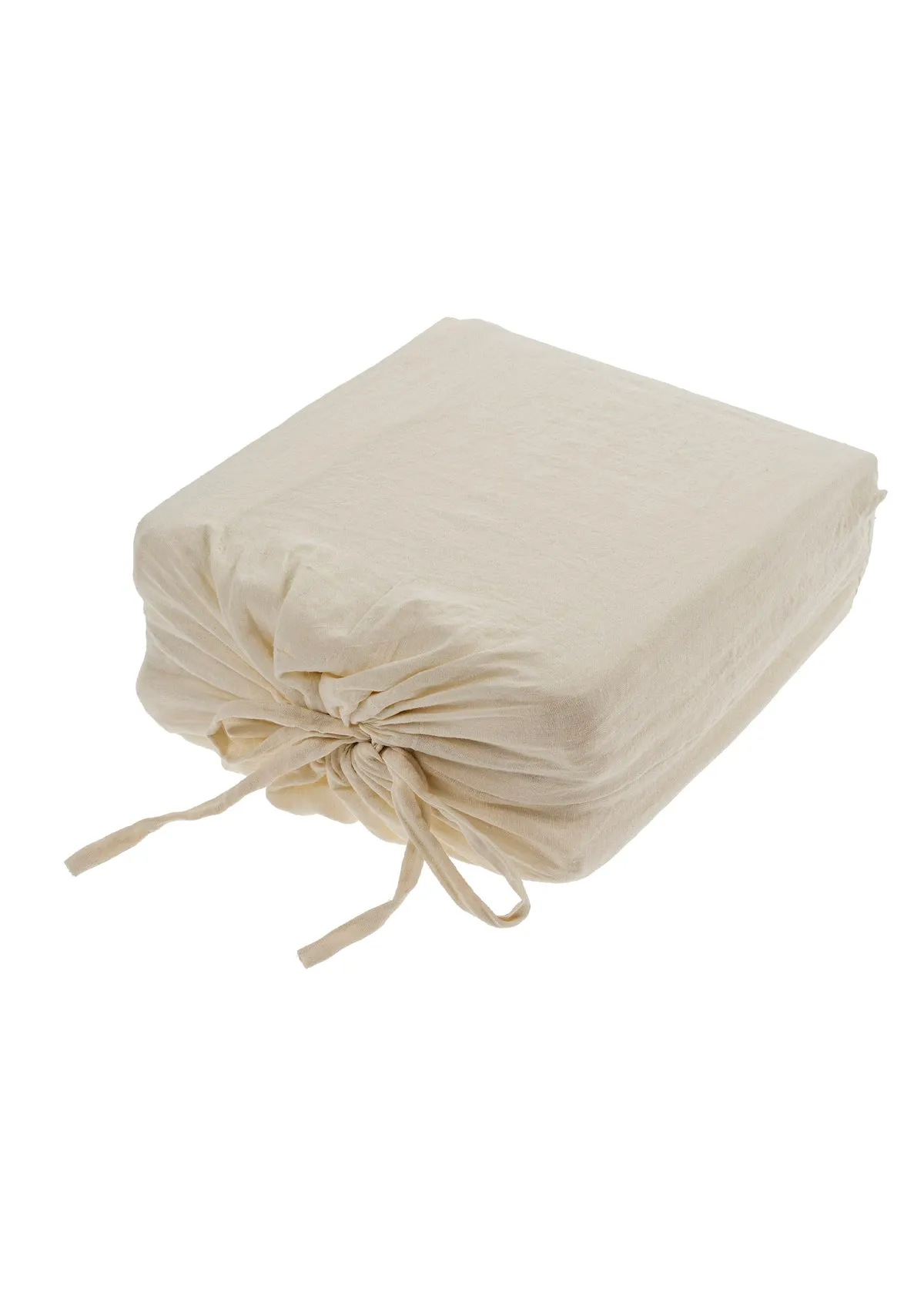 King Linen Duvet Set - Ivory