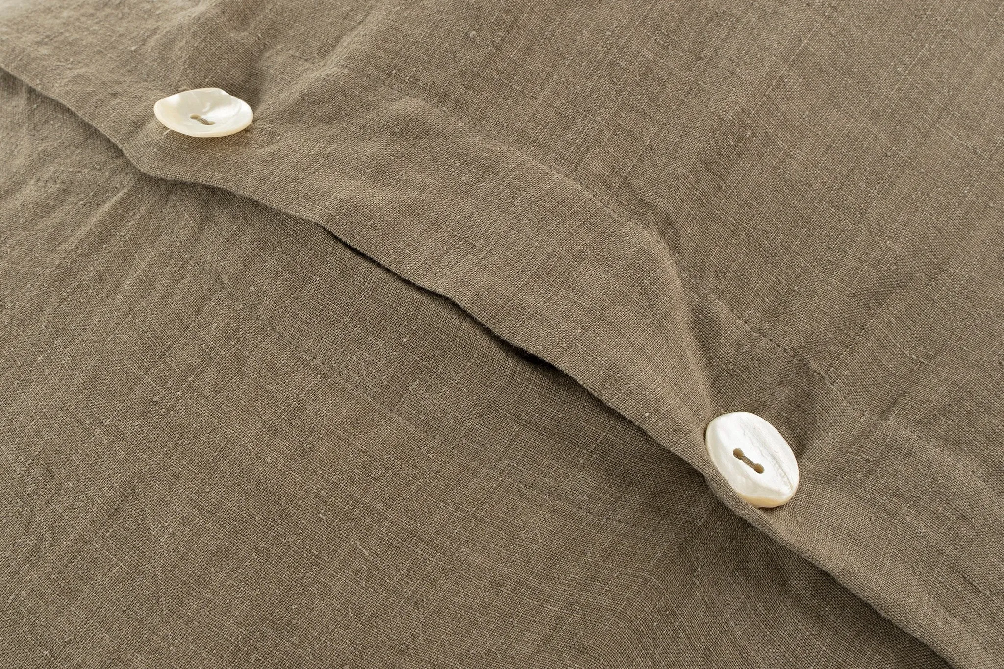 King Linen Duvet Set - Mink