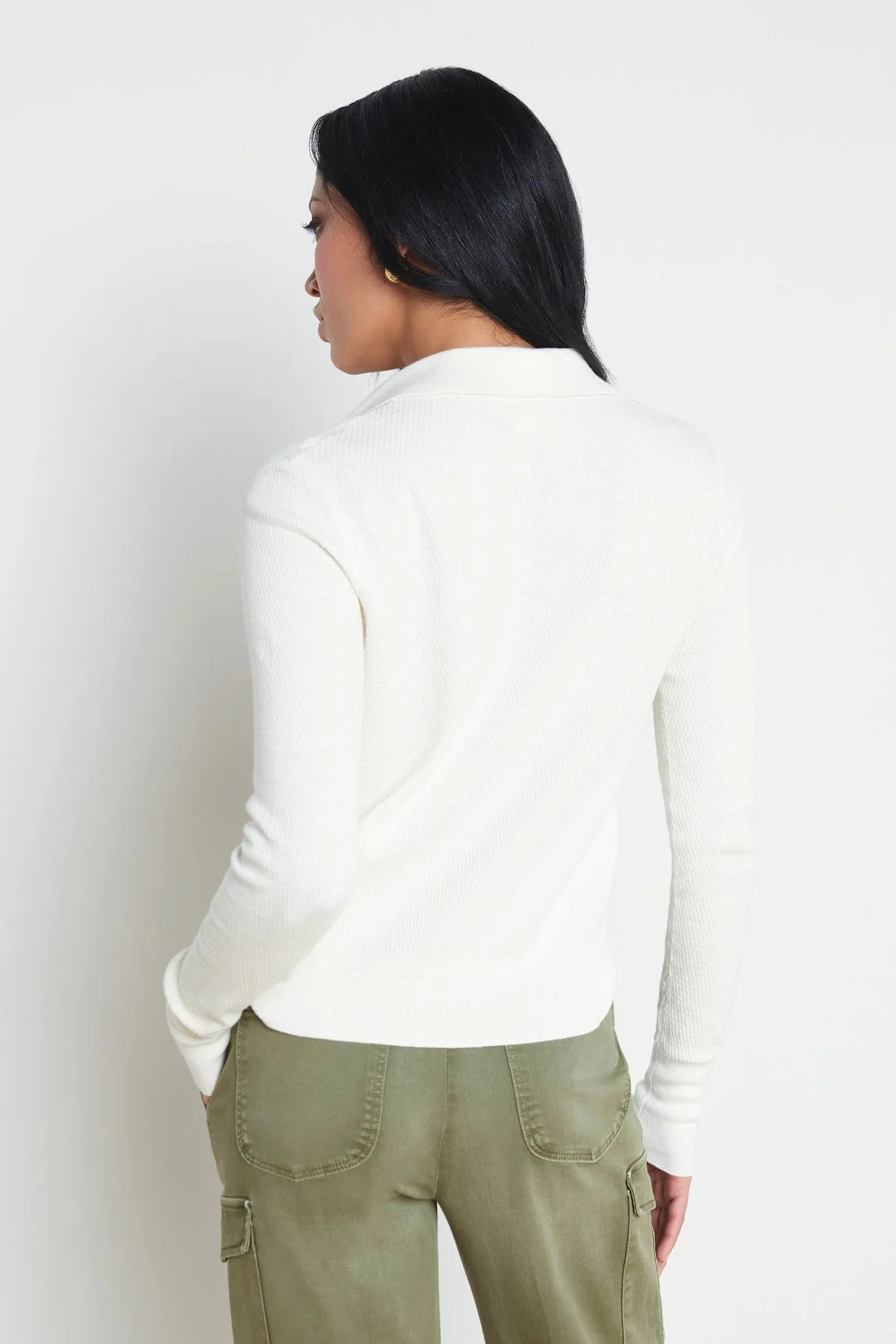 L'Agence Sterling Silk-Cotton Sweater