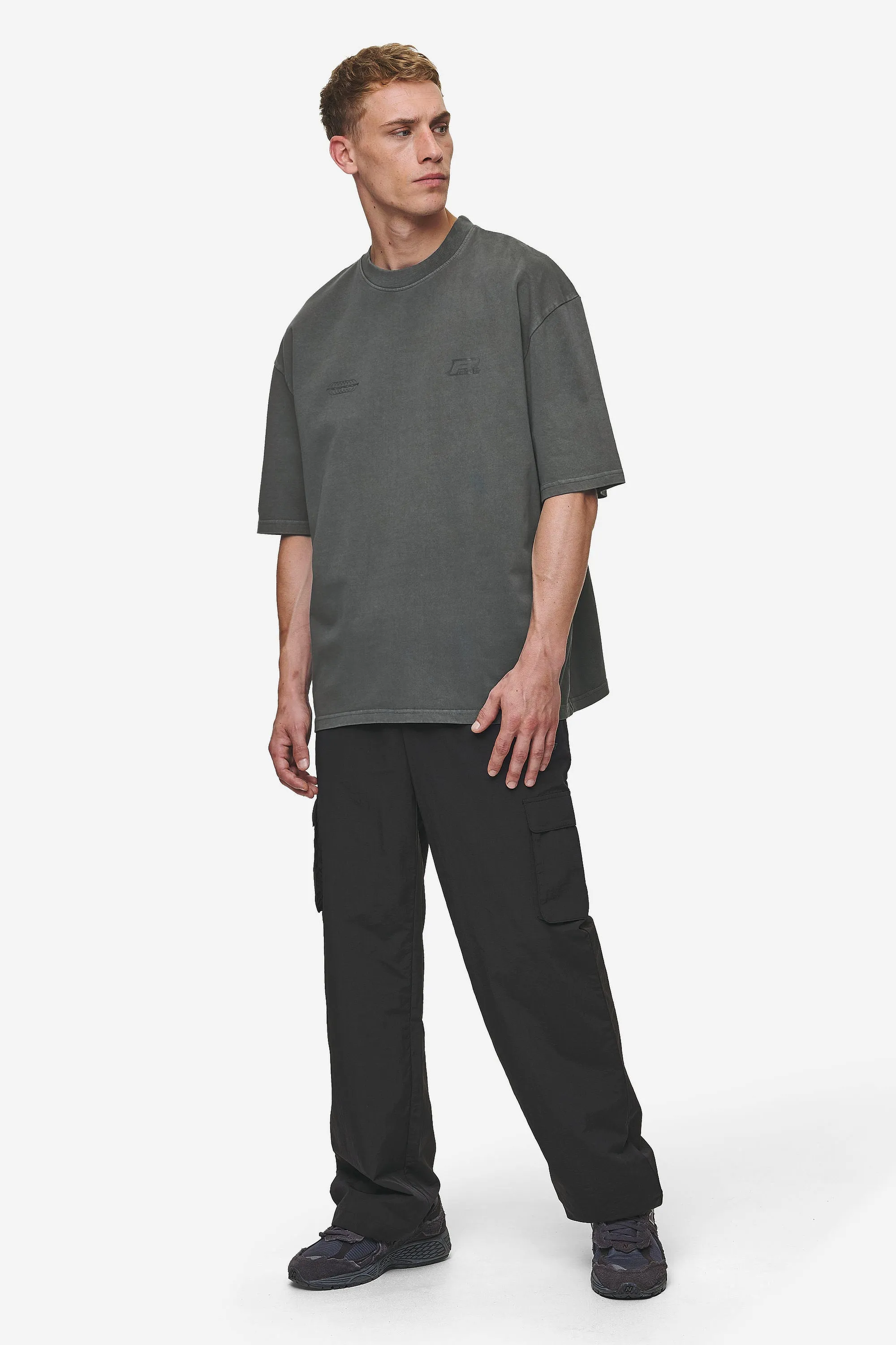 Lance Oversized Tee Vintage Anthracite