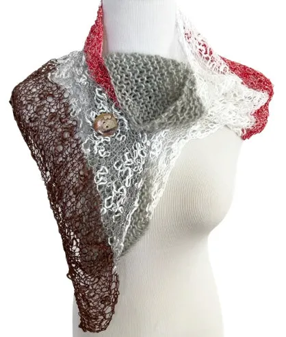 Leaning shawl knit kit 40% off