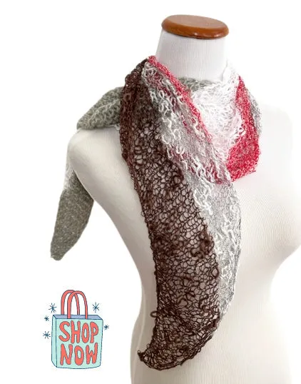 Leaning shawl knit kit 40% off