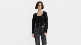 Levi's® Women's Daryn Long-Sleeve Corset Blouse