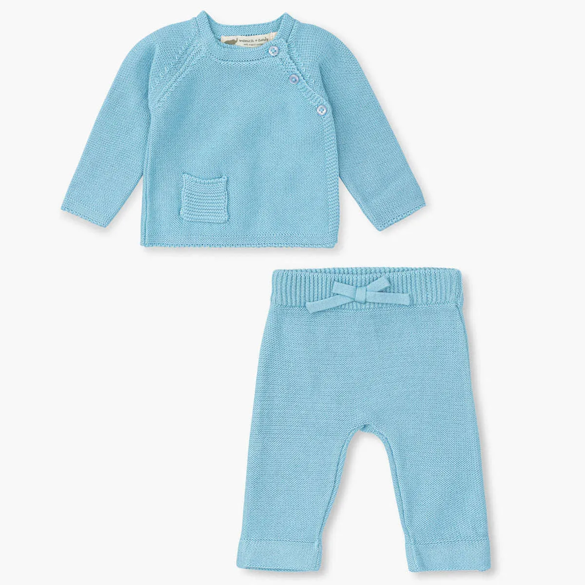 Little Darling Knit Top   Bottom_Light Blue