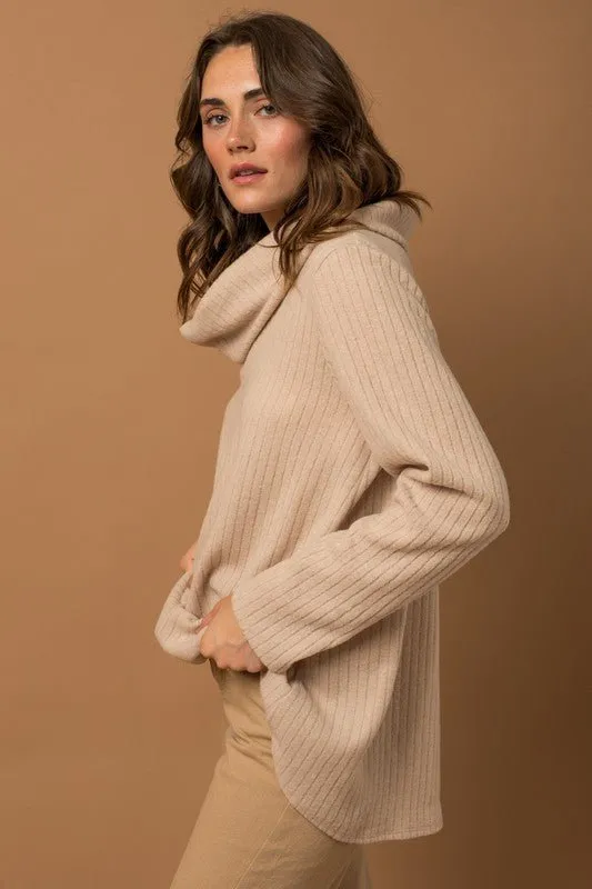 Long Sleeve Turtleneck Top