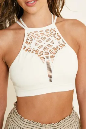 Make It True- {Cream} {Tan} Detailed Bra