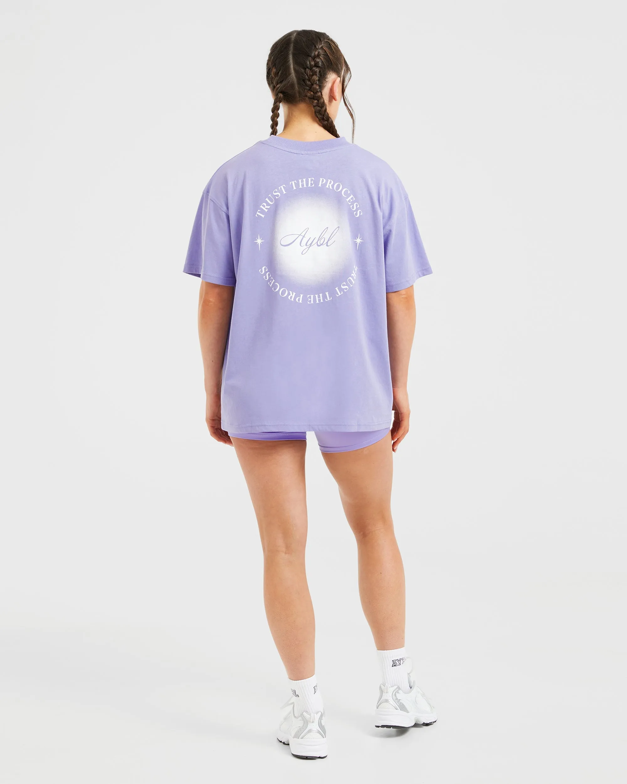 Manifest Oversized T Shirt - Purple