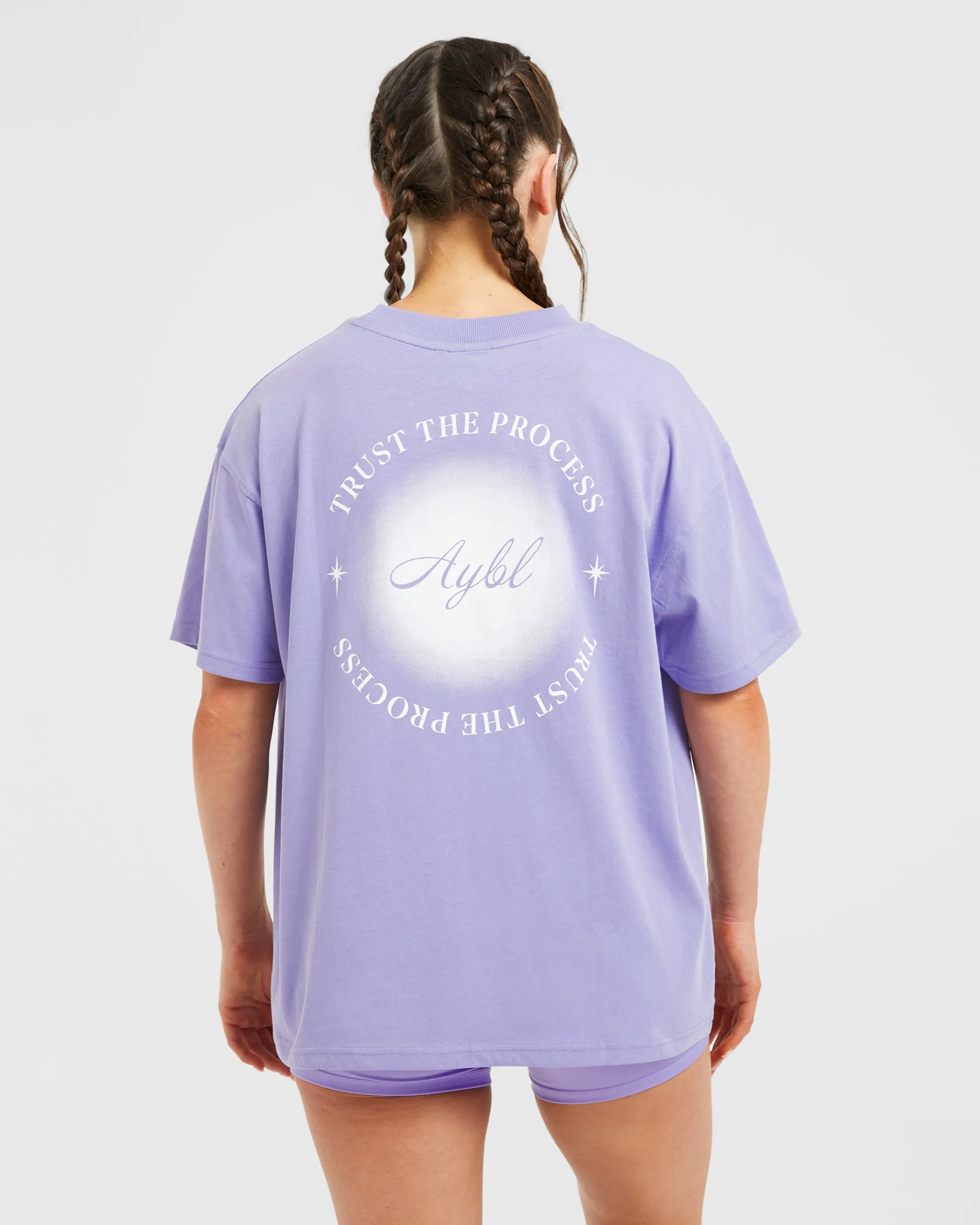 Manifest Oversized T Shirt - Purple