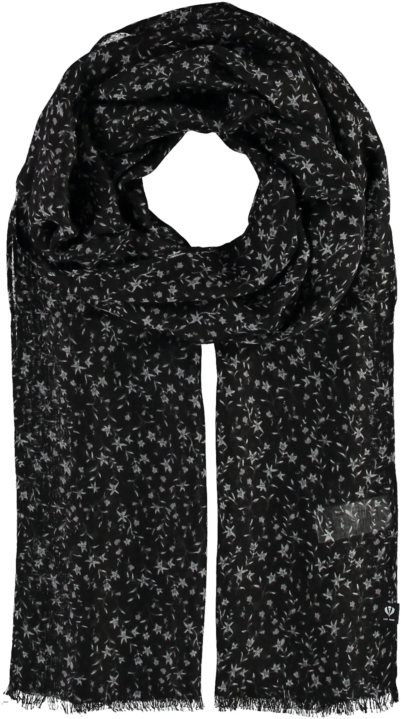 Mille Fleur Polyester Print Scarf