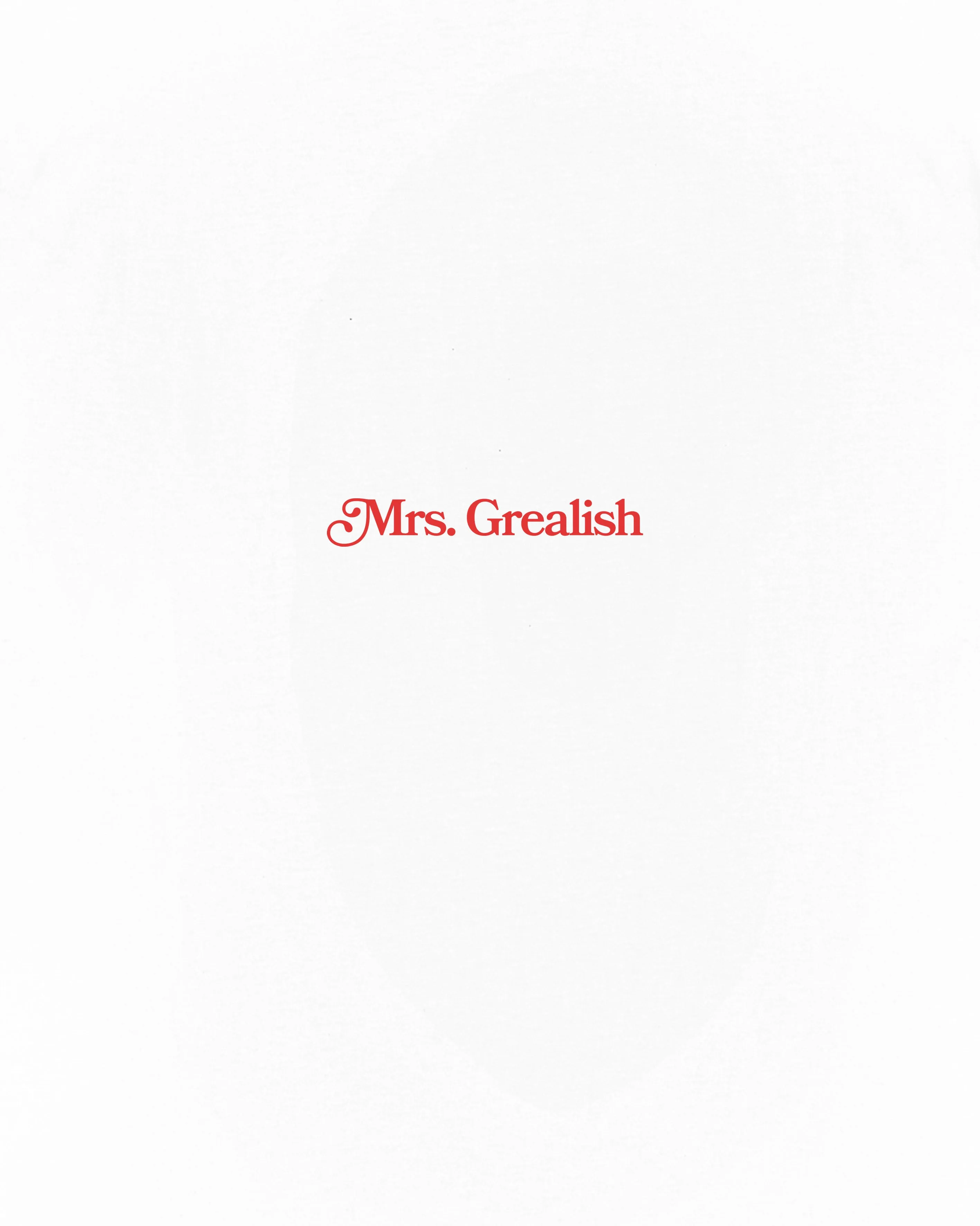 Mrs. Grealish Crop Fit Tee