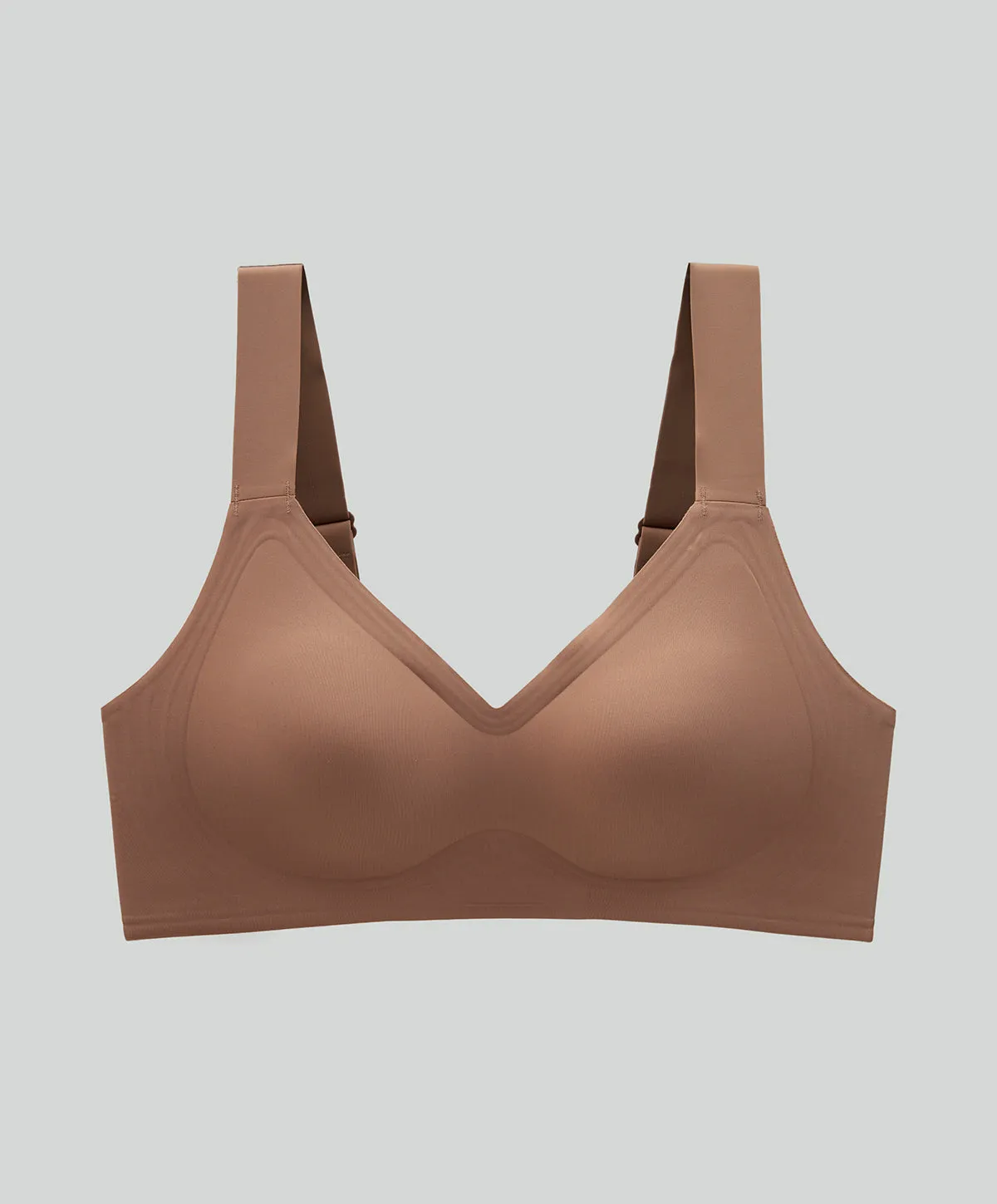 Next To Skin Seam Free Full Coverage V-Neck Bralette 209-2928B