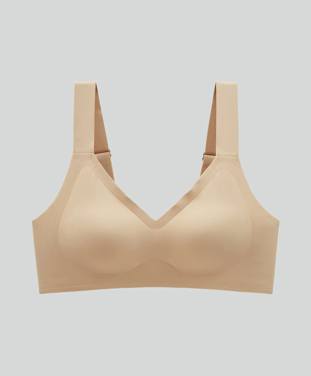 Next To Skin Seam Free Full Coverage V-Neck Bralette 209-2928B