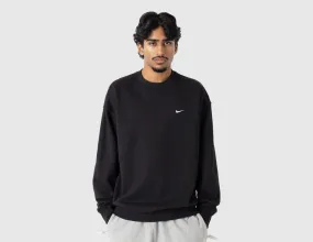 Nike Solo Swoosh Fleece Crewneck Black / White