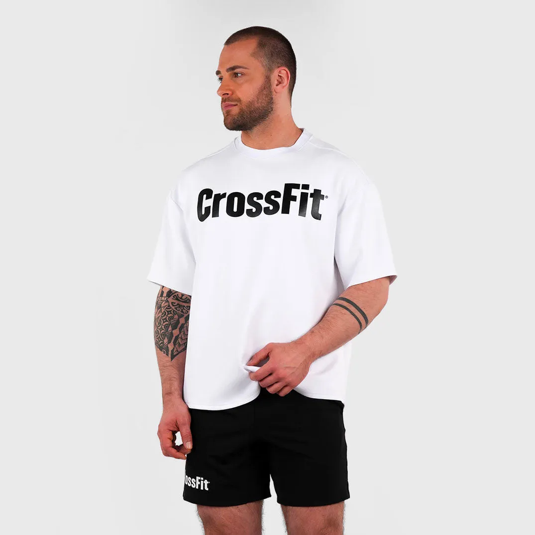 Northern Spirit - CROSSFIT® SMURF UNISEX OVERSIZED T-SHIRT - ALABASTER